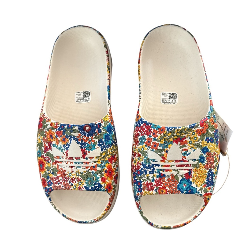 Adifom Stan Smith Platform Slide in Limited Edition Liberty Print NWT